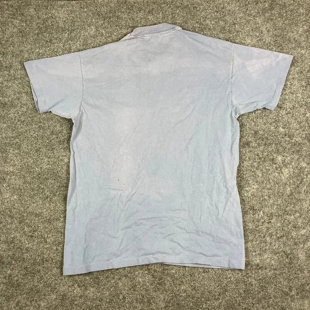 Winning Circle T-Shirt Mens‎ L Blue Florida Dolphin Graphic Tee Vintage